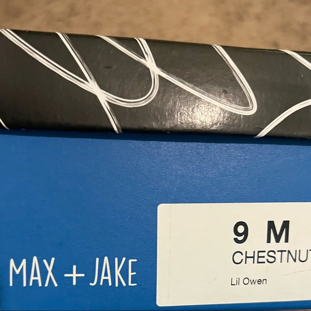 Toddler 9 brown dress/photo shoe. Max+Jake